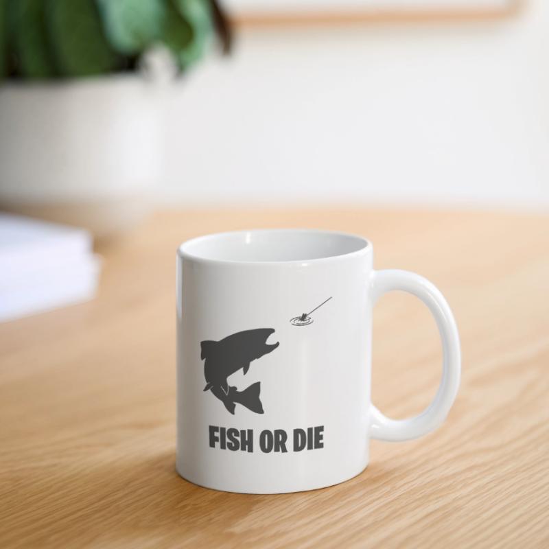 Fisch oder stirb Tasse
