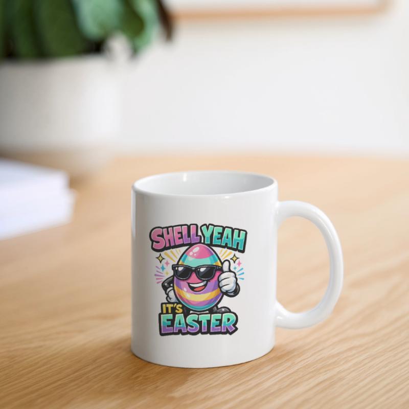 Shell yes It's Easter Easter Saying Hell yes Mug