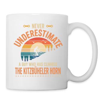 Ein Typ, der das TKitzbüheler Horn bestiegen hat - Tasse - Weiß - Rechts