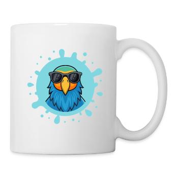 Blue Parrot Solar Glasses - Mug - white - Right