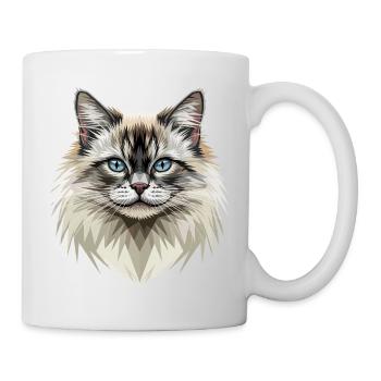Birma Katze Heilige Birmakatze Süße Birma Katzen - Tasse - Weiß - Rechts