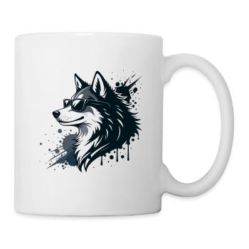 Husky-Chic-Gläser und Spritzer - Tasse - Weiß - Rechts