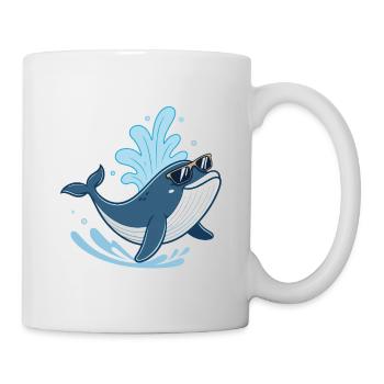 Sonnenwal-Splash - Tasse - Weiß - Rechts