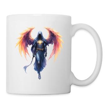 Blue Fire Winged Warrior - Mug - white - Right