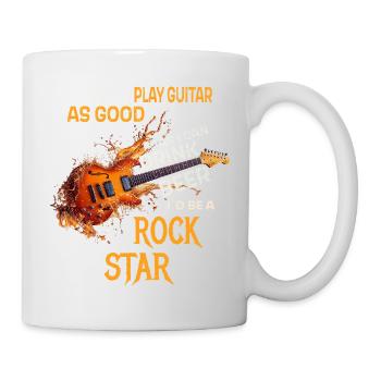 If i could play guitar as good as i can drink Beer - Mug - white - Right
