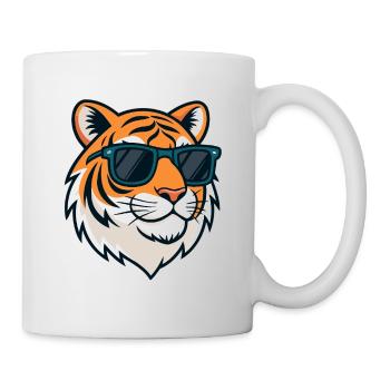 Tiger chic sunglasses - Mug - white - Right