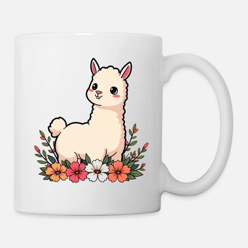 lama - Mug blanc - blanc