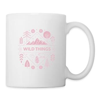 Wild Things Mountains and Pink Wildlife - Mug - white - Right