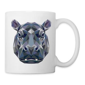 Nilpferd Flusspferd Mama Hippopotamus Cooles Hippo - Mug - white - Right