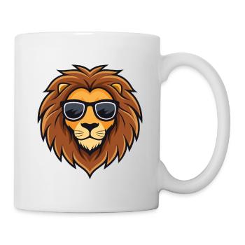 Lion Sunglasses - Mug - white - Right