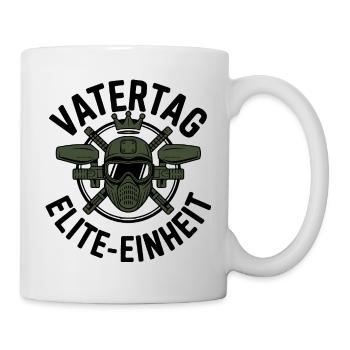 Paintball Papa Vatertag Elite Einheit Geschenk 202 - Tasse - Weiß - Rechts