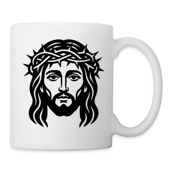 Jésus-Christ Head - Mug blanc - blanc - Droite
