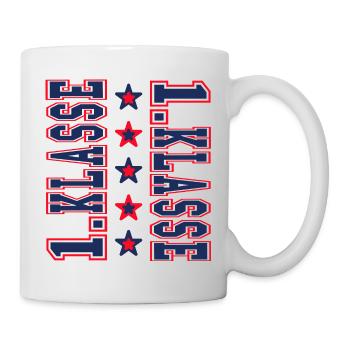 Grade 1 - First Grade School Enrollment School Child 2026 - Mug - white - Right