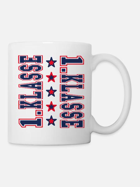 Grade 1 - First Grade School Enrollment School Child 2026 - Mug - white