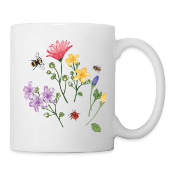 Flower meadow - Mug - white - Right