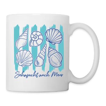 Meer Küste Sehnsucht nach Meer - Tasse - Weiß - Rechts