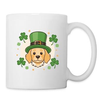 Grüner Kobold Labradorhund und Keulen - Tasse - Weiß - Rechts