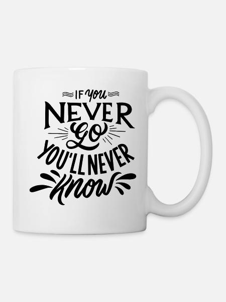 positiver Satz - Tasse - Weiß