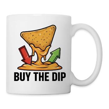 Nachos Cheese Dip Saying Trading Financial Stocks - Mug - white - Right