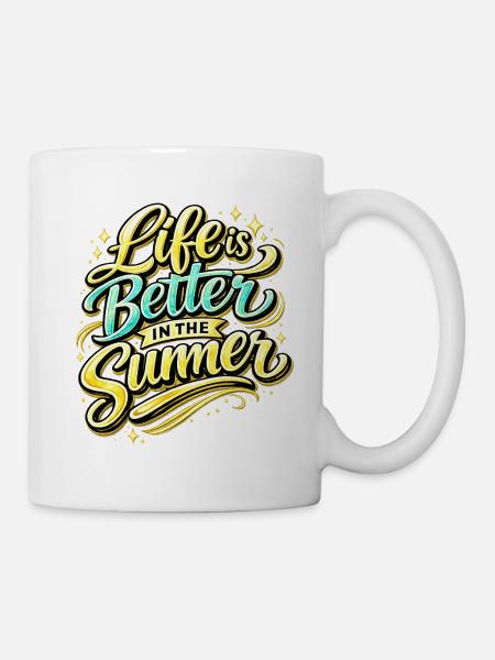 Life Is Better In The Summer - Mug - white