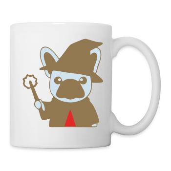 Frenchie Wizard Magician Colorful - Mug - white - Right