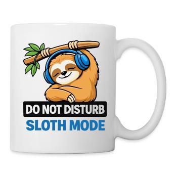 Sloth Mode Do Not Disturb - Mug - white - Right