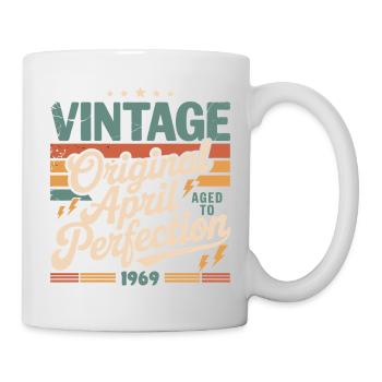 April 1969 Jahrestag April 1969 Geschenk 1969 - Tasse - Weiß - Rechts