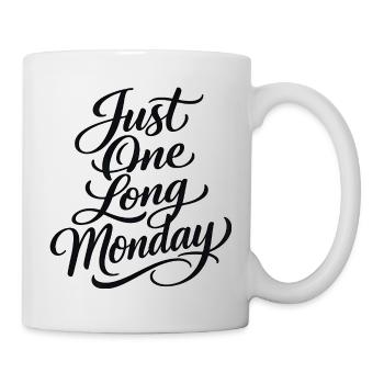 Sarcasme – Just a Long Monday – Funny Women - Mug blanc - blanc - Droite