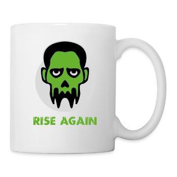 Zombie Head - Design de morts-vivants inquiétants pour Halloween - Mug blanc - blanc - Droite