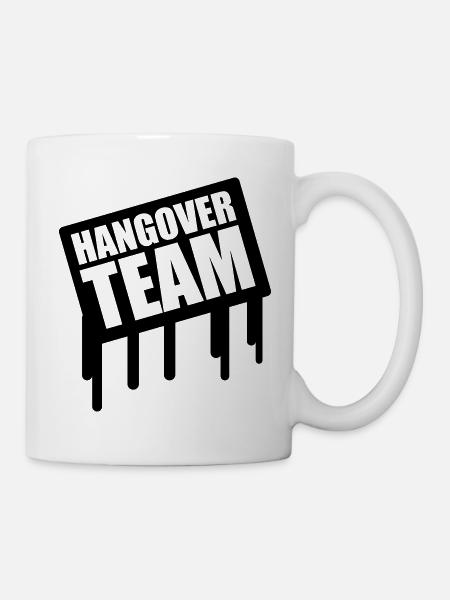 Hangover Team - Tasse - Weiß