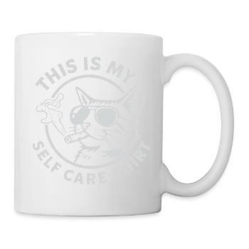 My Self-Care Cat Shirt - Mug - white - Right