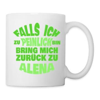 Geschenk für Alena - Tasse - Weiß - Rechts