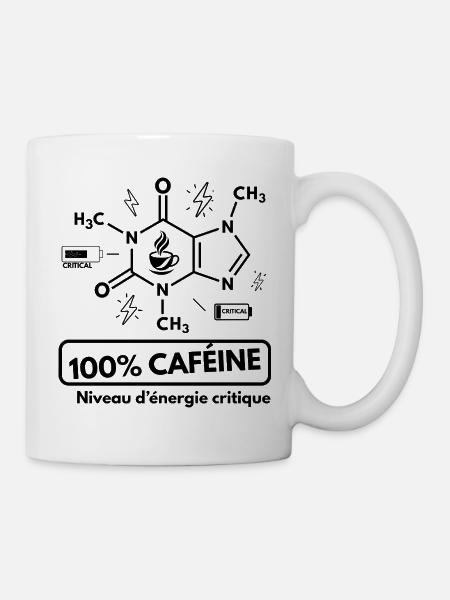 Niveau d'énergie critique - Mug blanc - blanc