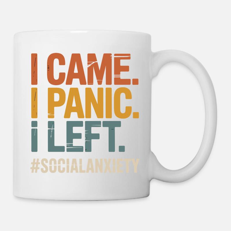 Problème introverti, drôle de freak social - Mug blanc - blanc