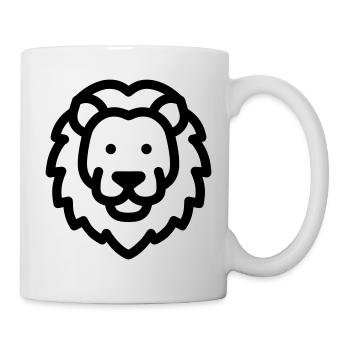 lion - Mug blanc - blanc - Droite