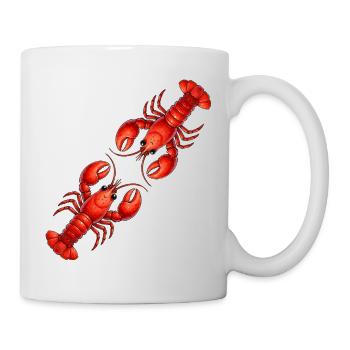 Red lobster - Mug - white - Right