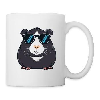 Kapybara Schwarze Kühle Sonnenbrillen - Tasse - Weiß - Rechts