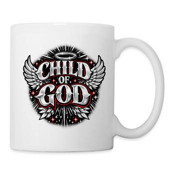 Child of God Streetwear - Tasse - Weiß - Rechts