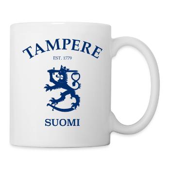 Tampere Suomi Finland Finnland - Tasse - Weiß - Rechts
