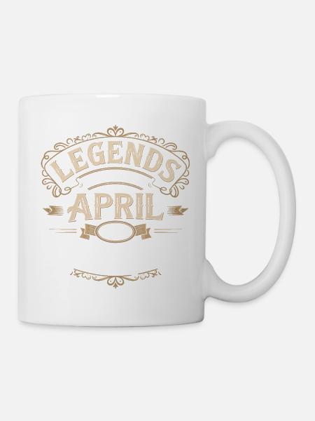 April 1971 Birthday Gift Awesome since April - Mug - white