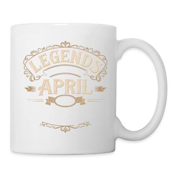 April 1969 Birthday Gift Awesome since April - Mug - white - Right