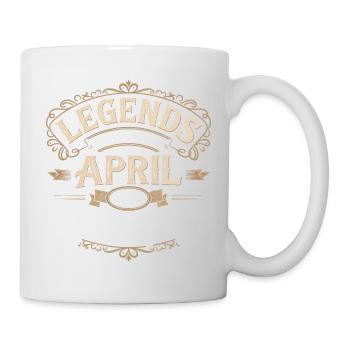 April 1965 Birthday Gift Awesome since April - Mug - white - Right