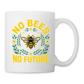 Save the Bees - Retro Environmental Statement - Mug - white - Right