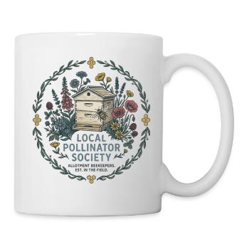 Local Pollinator Society - Allotment Bee Keeper - Mug - white - Right