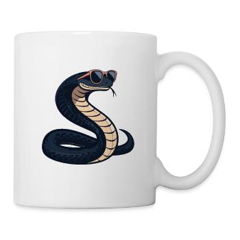Cobra Chic Sonnenbrille - Tasse - Weiß - Rechts