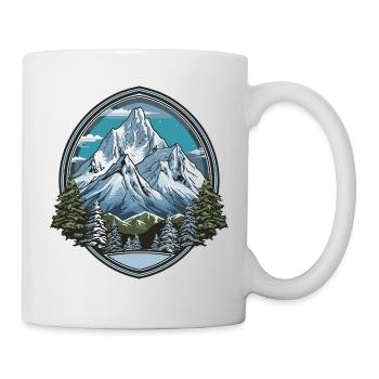 Mountains in the Waldkreis - Mug - white - Right