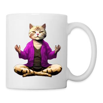 Cat Yogi - Mug - white - Right