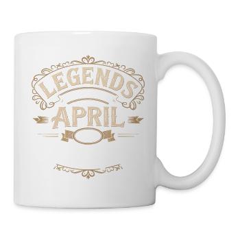 Cadeau Anniversaire Avril 1986 Génial depuis Avril - Mug blanc - blanc - Droite