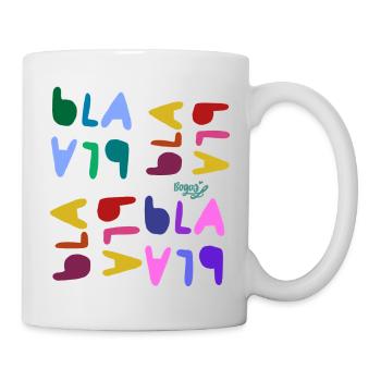 Bla bla bla  - Tasse - Weiß - Rechts