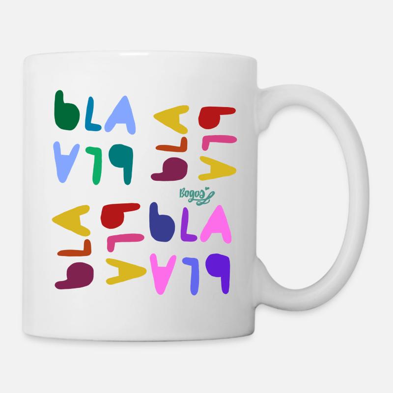 Bla bla bla  - Tasse - Weiß